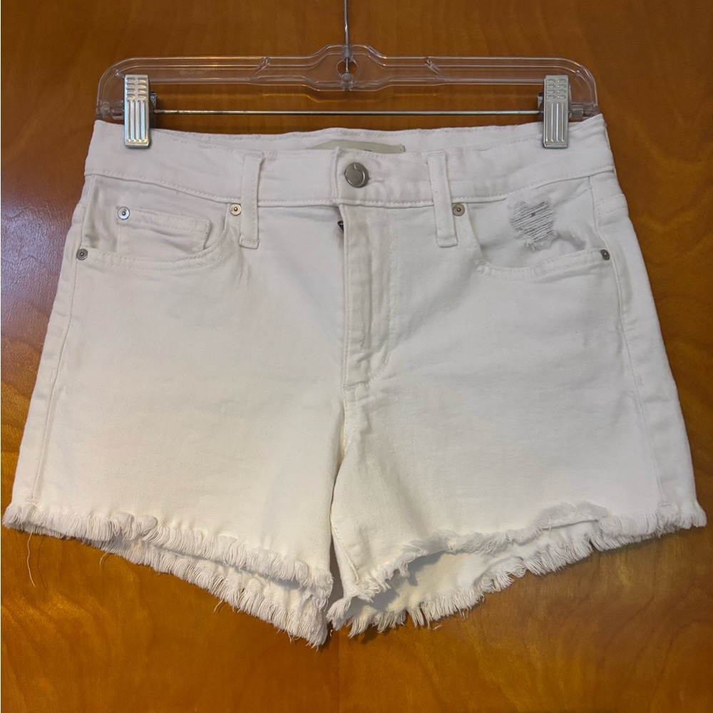 Joe’s denim white shorts